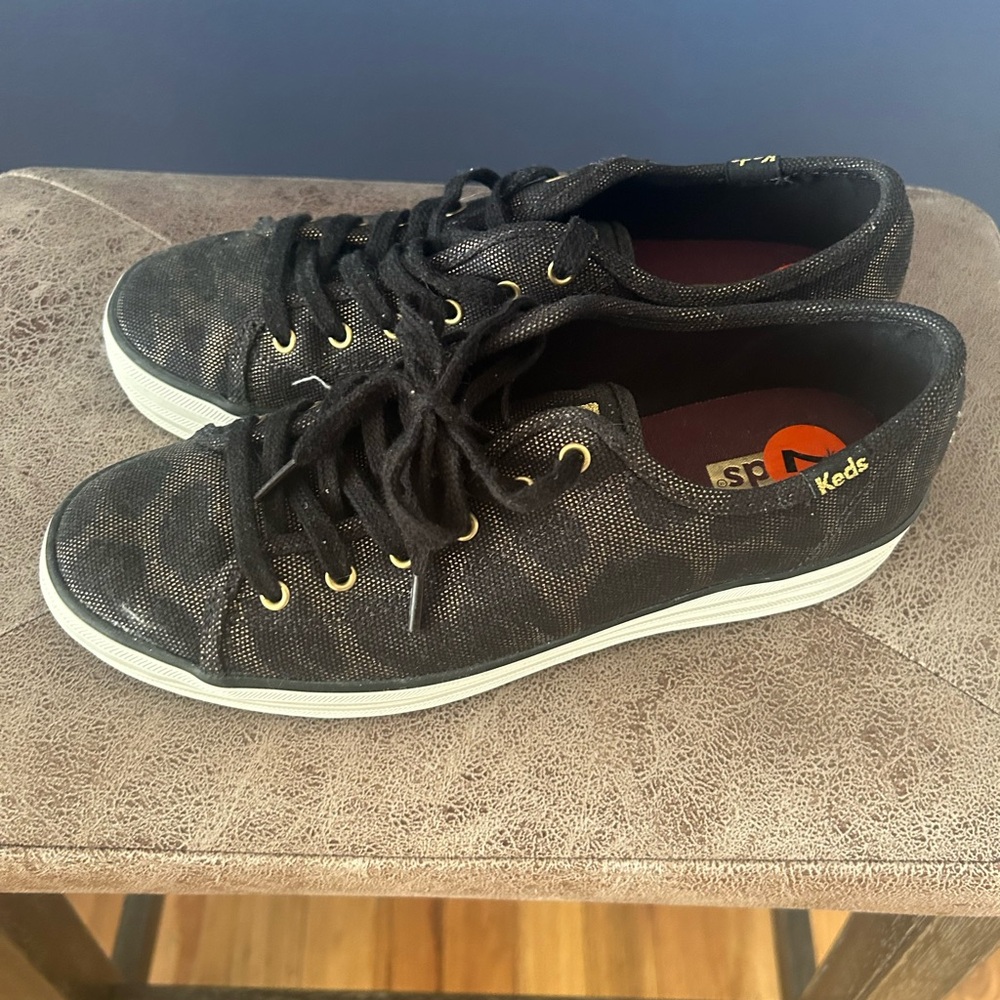 Keds Women's Black/metallic Sneakers